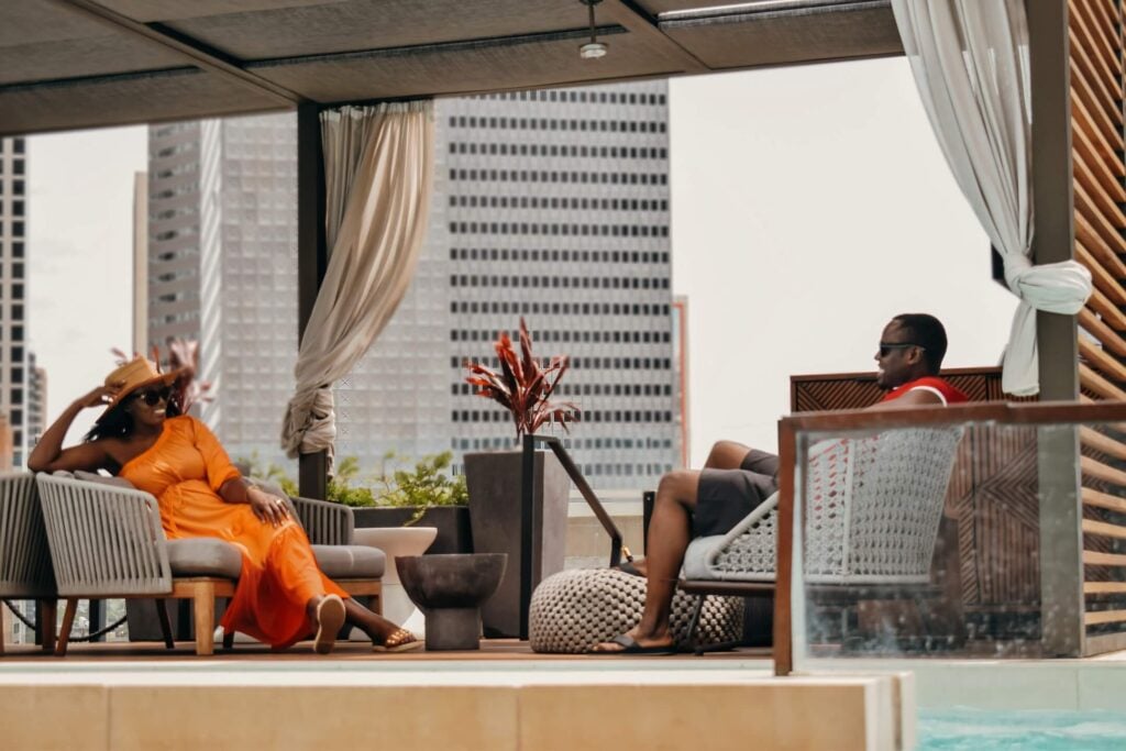 exceptional thompson dallas poolside cabana services