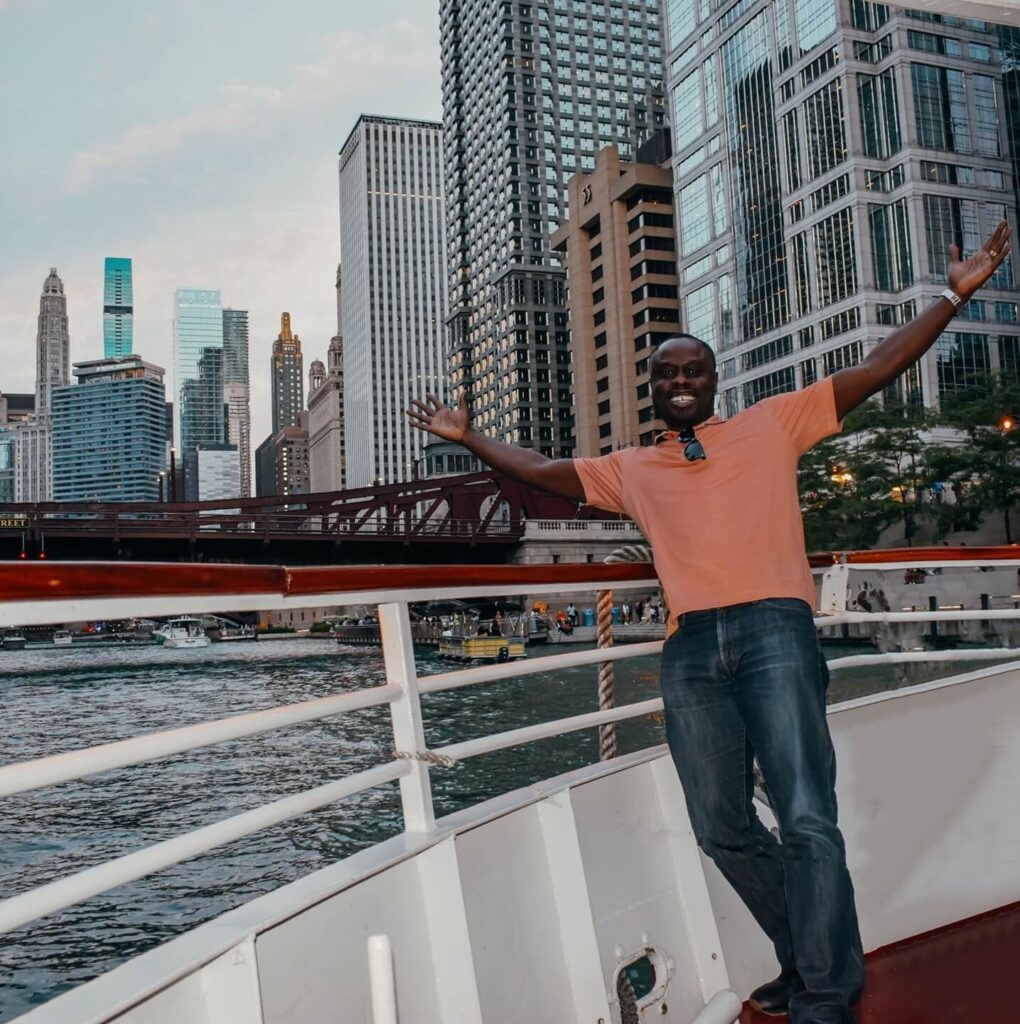 A fun second city boat tour near Chicago river north. Alternatively, you can rent a jet ski and explore. 
