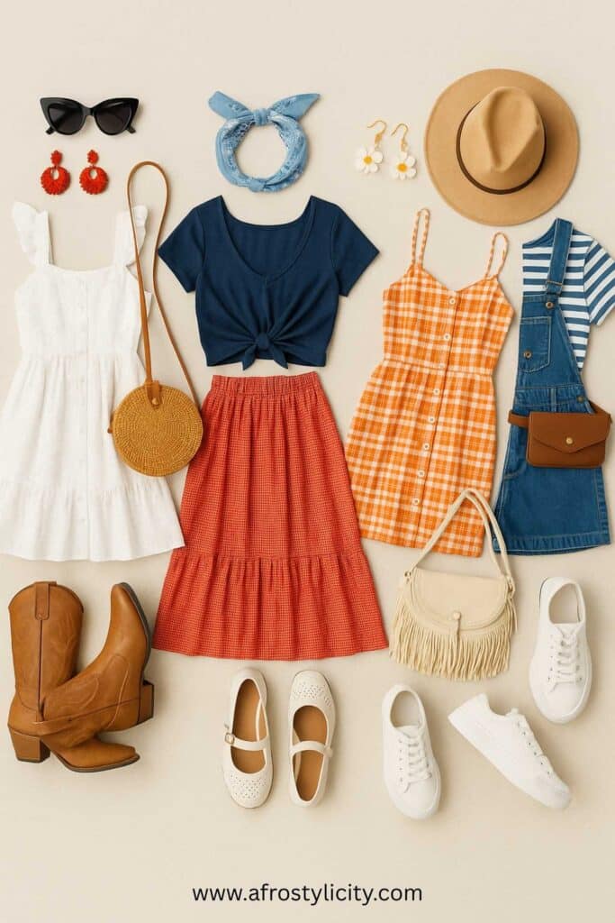 a guide to what to wear to the state fair of Texas