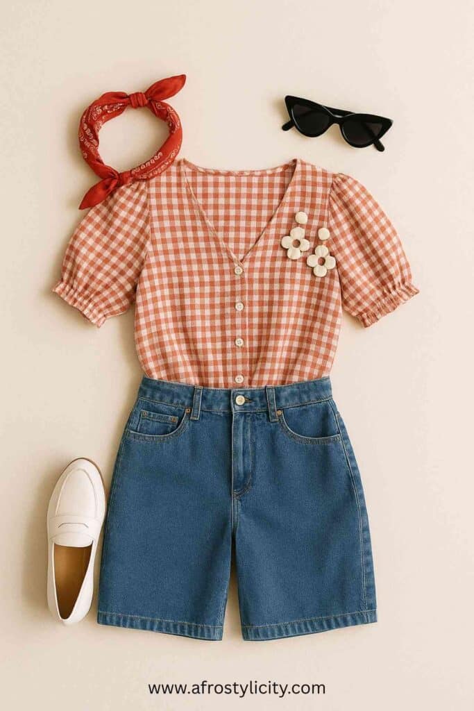 vintage style outfit to wear to the state fair 