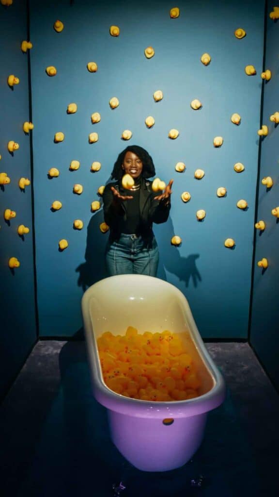 rubber duckies at dallas immersive experience