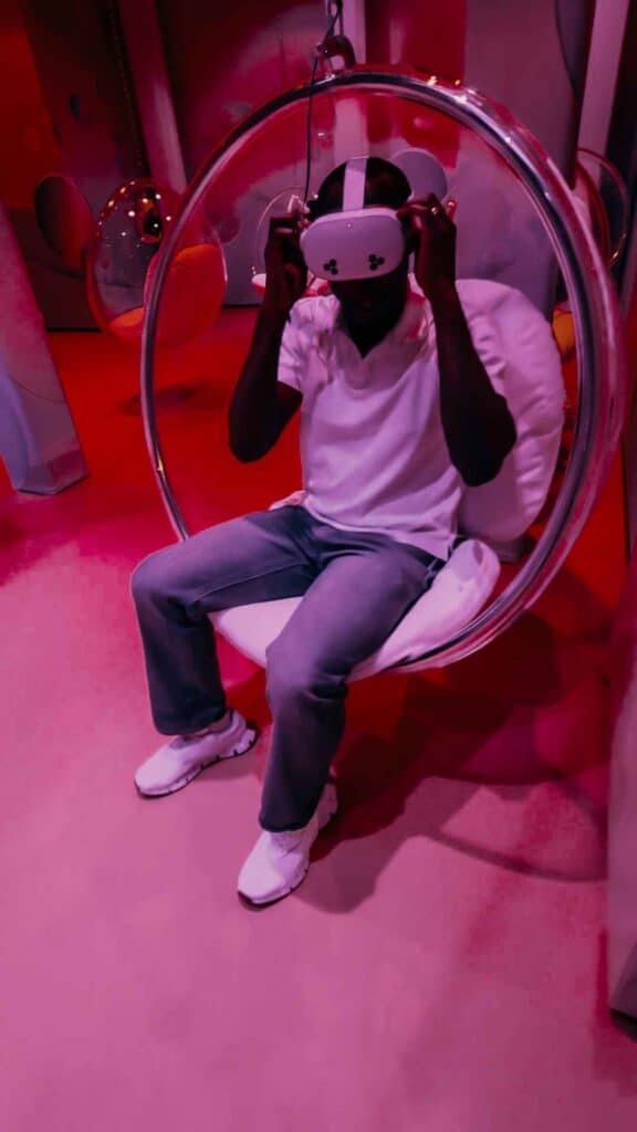 virtual reality experience exhibit