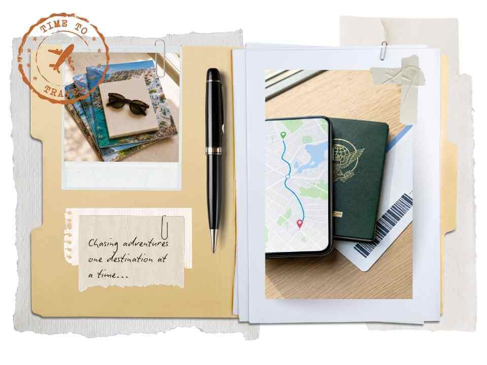 Open suitcase neatly packed with folded clothes and travel essentials